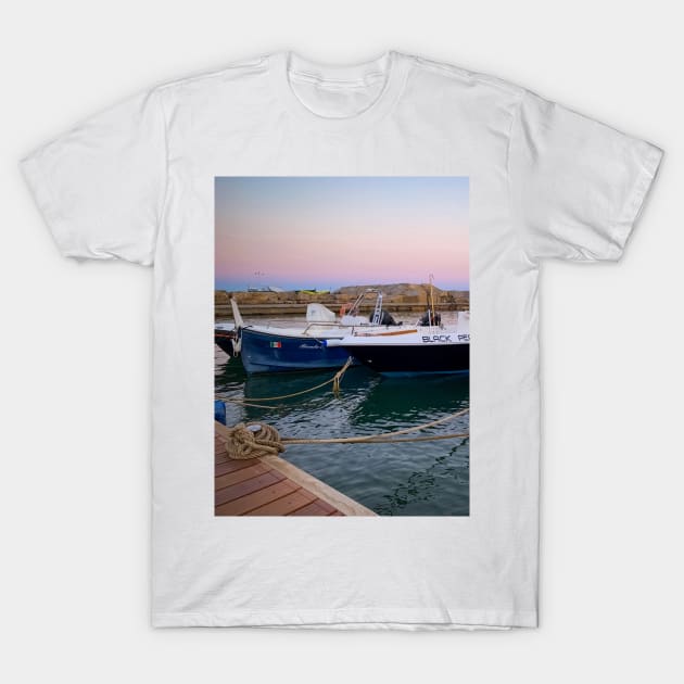 Summer Seaport Boats Sailing Sea Travel T-Shirt by eleonoraingrid